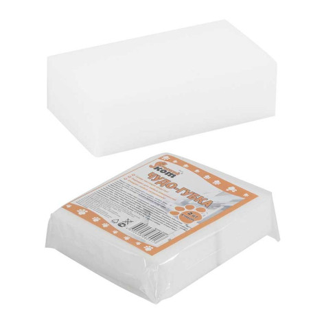 Губка меламиновая 2 шт XL 12*6*3,5 см MSp-02 Рыжий кот