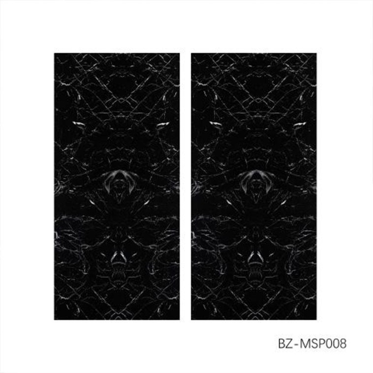 Изображение Панель стеновая самокл 3D_матовая Черный мрамор 0,3х0,6м (толщ. 0,18см) BZ-MSP008