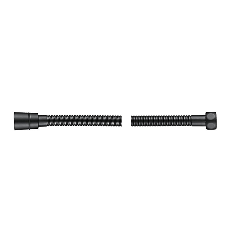 Шланг для душа 150 имп/имп (EPDM, гайка, конус, втулка - латунь) Ledeme L41B Черный
