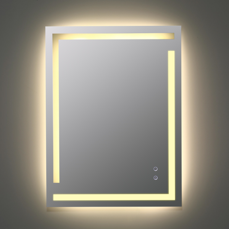 Зеркало для ванной 60*80 см LED подсветка антизапотевание прямоугольное KN-1092A60/80 KNOIS