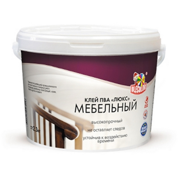 Клей мебельный ПВА Olecolor мебельный 0,75кг