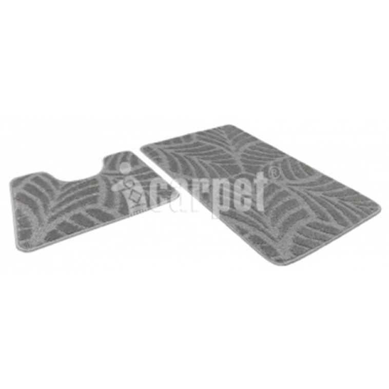 Коврик для ванной Актив 001 50*80/50*40 пепельный 74 Шахинтекс