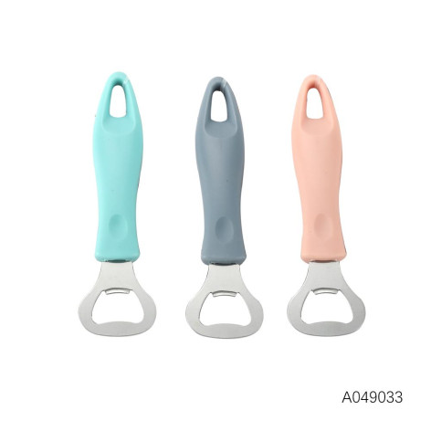 Открывалка нерж сталь 16 см для бутылок пласт ручка микс Baizheng