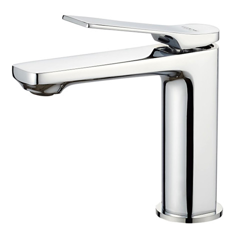 Смеситель для умывальника однорыч. 35мм гайка Латунь Хром Ledeme L1075