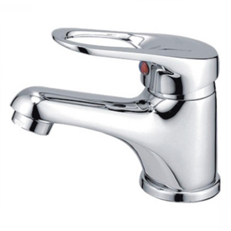 Смеситель для умывальника однорыч. 35мм на шпильке Латунь Хром Ledeme L1037