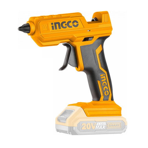 Пистолет клеевой  12В 11мм INGCO CGGLI1201 аккумуляторный, Без АКБ и З/У Пистолет клеевой  12В 11мм INGCO CGGLI1201 аккумуляторный, Без АКБ и З/У