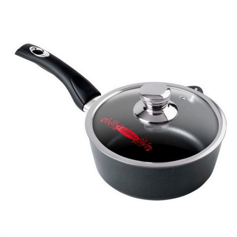 Ковш алюминиевый  1,5 л стекл крышка под упак Классик Горница