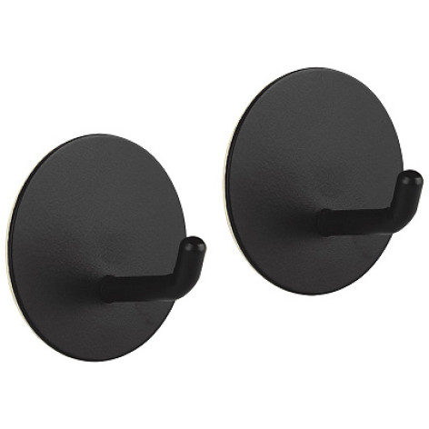 Набор металлических крючков 2 шт самоклеящиеся 4.5*4,5*2,5 см Круг Рыжий кот