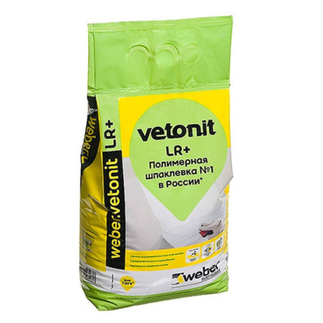 Шпаклевка ВЕТОНИТ LR+ 5 кг Россия
