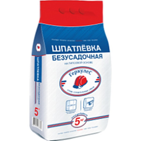 Шпатлёвка безусадочная  5кг GT-33 Геркулес