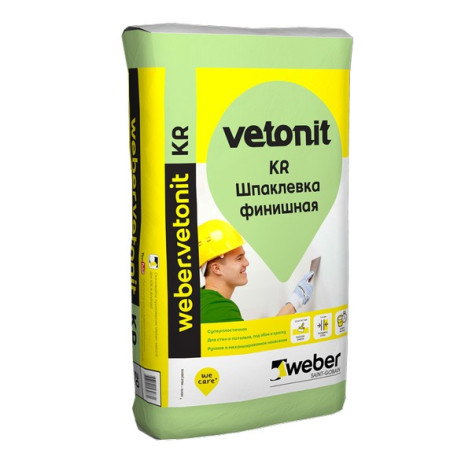 Шпатлёвка Ветонит КР  финишная 20кг