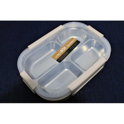 Термоконтейнер нерж сталь  4 отделения 26.5*19*7,2 см