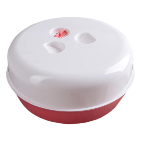 Контейнер пластиковый 21,5*21,5*9,9 см для хранения нарезки коралл Krita Berossi