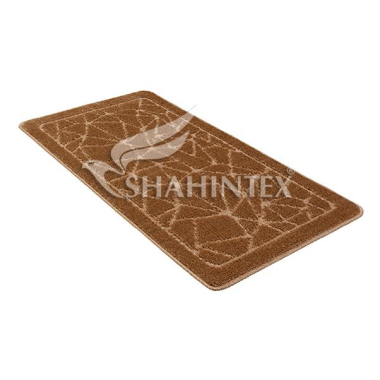Коврик для ванной PP 001 50*80 кофе с молоком 55 Шахинтекс