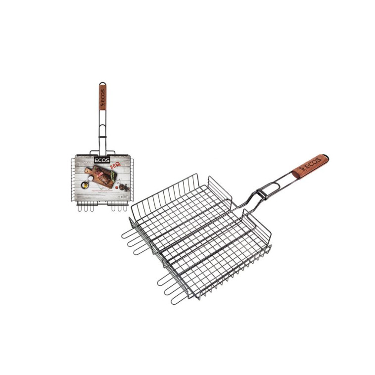 Решетка гриль с антипригарным покрытием 31*24*5 см для барбекю ECOS-22139W Ecos