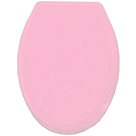 Сиденье для унитаза жесткое Делюкс розовый