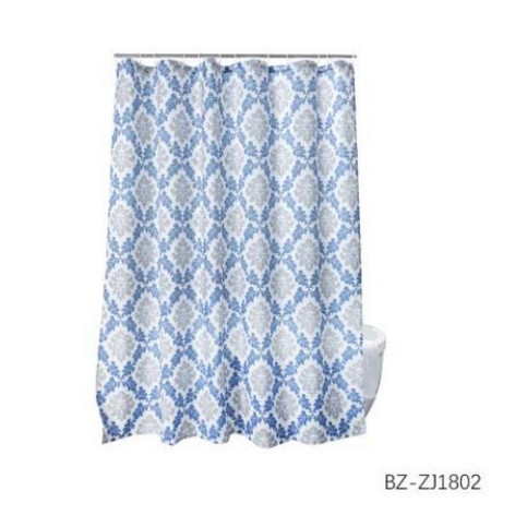 Штора полиэстер для ванной 180*180 см микс BZ-ZJ1802 Baizheng