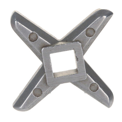 Нож нерж сталь в мясорубку  4,7*4,7*0,7 см крест Mallony