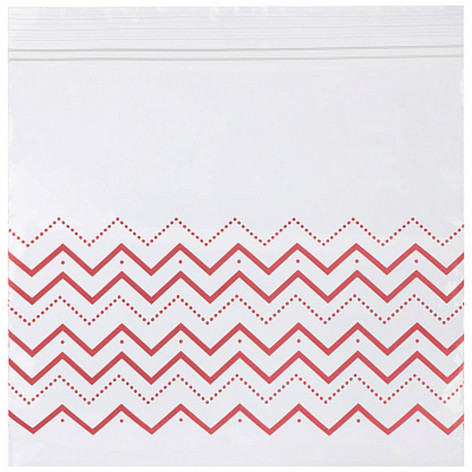 Пакет двойным ЗИП-замок 25 шт 20,5*20,5 см с подвесом + вкладыш Рыжий кот