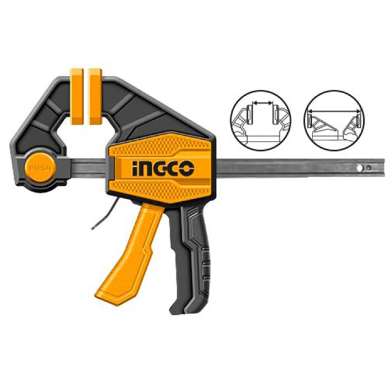 Струбцина быстрозажимная 63х300 мм INGCO HQBC01602 INDUSTRIAL