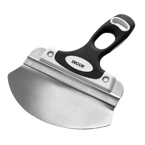 Шпатель для ведра 200мм нержавеющая сталь, 2х ком ручка