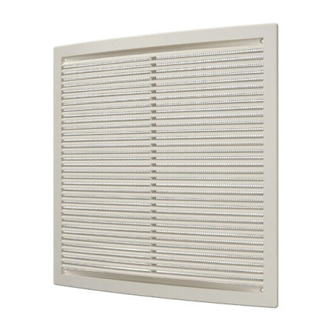 Решетка пластик 340*340 сетка неразъемная слоновая кость Ivory ERA