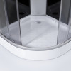 Мини изображение Душевая кабина 90x90x200 KNOIS KN882E проф серебристый матов алюминий, 1/4 круга, низкий поддон