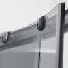Мини фотография Душевая кабина 90x90x200 KNOIS KN882E проф серебристый матов алюминий, 1/4 круга, низкий поддон