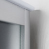 Мини картинка Душевая кабина 90x90x210 KNOIS KN981B1 проф серебристый матов алюминий, 1/4круга, низкий поддон