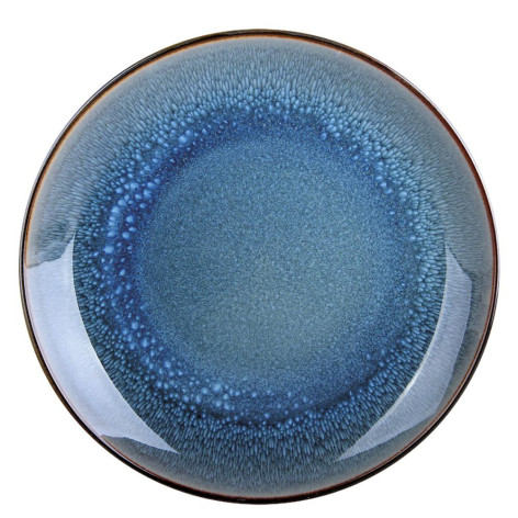 Тарелка керамическая десертная  19 см синий Elba Корлл
