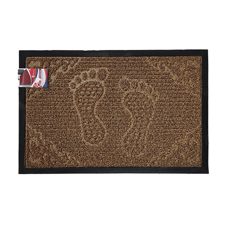 Коврик придверный BAIZHENG 50*80 (Welcome) хаки (Bay)