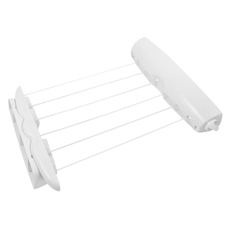 Сушилка пластиковая настенная для белья выдвижная CD-2021 6*3,5м Рыжий кот