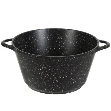 Кастрюля алюминиевая  5 л Универсальная Гранит Горница