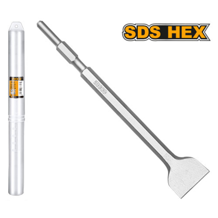 Зубило пика Hex 17x280х50 мм INGCO DBC0522802