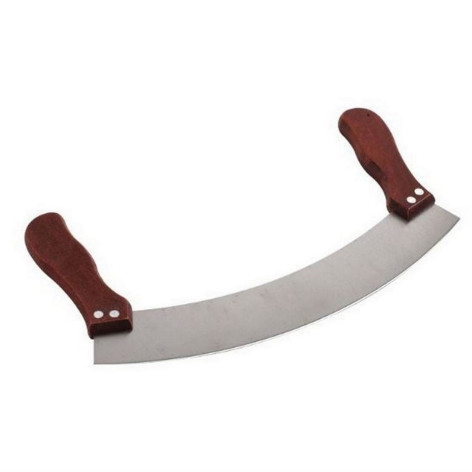 Нож нерж сталь 14,5*25 см для фруктов с двумя деревянными рукоятками Виго Baizheng