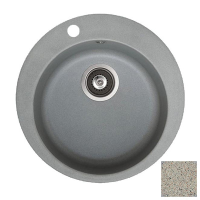 Мойка кухонная гранитная GS20 песочная (кругл) d495мм Мойка кухонная гранитная GS20 песочная (кругл) d495мм