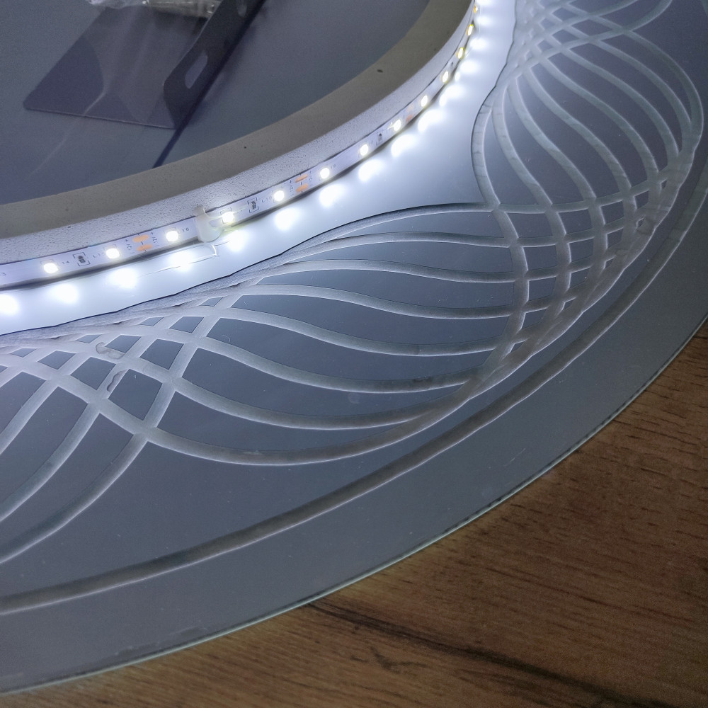 Зеркало для ванной 60 см LED подсветка антизапотевание круглое KN-1142A60 KNOIS