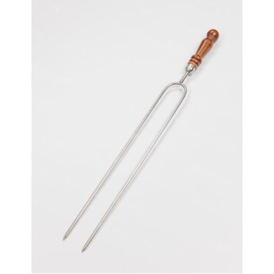 Шампур нерж сталь 670*58*6 мм для курицы рабочая часть 480 мм Шампур нерж сталь 670*58*6 мм для курицы рабочая часть 480 мм