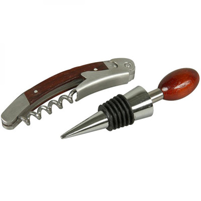 Пробка винная нерж. сталь и штопор Rosenberg Пробка винная нерж. сталь и штопор Rosenberg