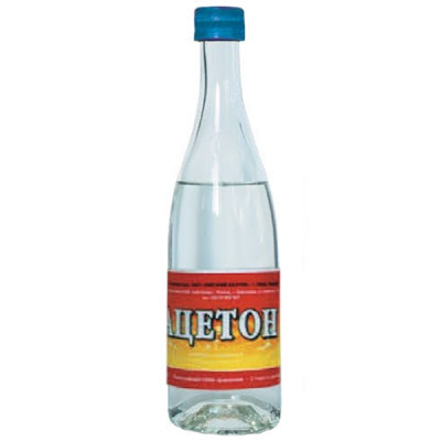 Ацетон  0,5л стекл Фабрика Красок