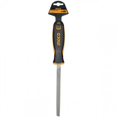 Напильник плоский пластиковая ручка 200 мм INGCO HSFF088