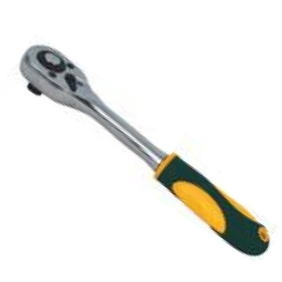 Вороток (трещотка), CrV механизм, пластиковая прорезиненная ручка 1/2'' Вороток (трещотка), CrV механизм, пластиковая прорезиненная ручка 1/2''