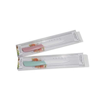 Нож керамический лезвие 12,7 см 23,5*2,5*1,5 см универсальный в ассортименте Baizheng