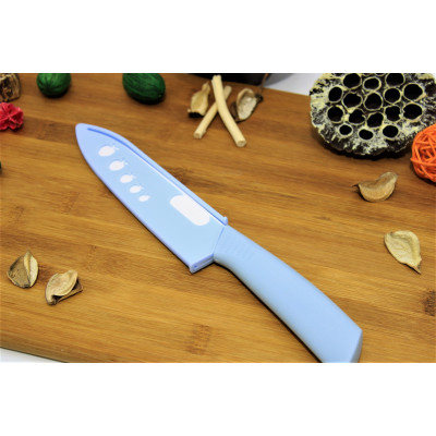 Нож керамический лезвие 15,2 cм 28*4*2 см поварской пласт руч чехол в ассортименте Baizheng