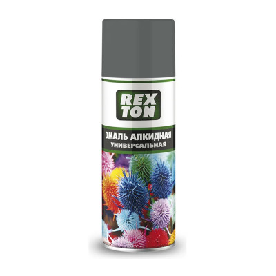 Эмаль аэроз. алкидная серая 520мл Rexton RT100.80 Эмаль аэроз. алкидная серая 520мл Rexton RT100.80