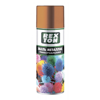 Эмаль аэроз. металлик золото 520мл Rexton RT130.50 Эмаль аэроз. металлик золото 520мл Rexton RT130.50