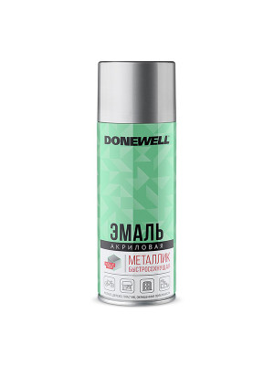 Эмаль аэроз. металлик хром зеркальный 520мл Donewell DW-1033
