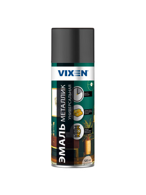 Эмаль металлик универсальная аэроз. графит 520мл Vixen VX19400