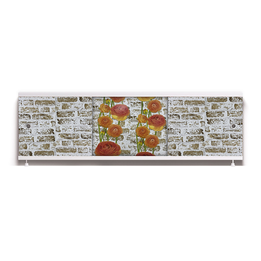 Экран для ванны 1,5м Оптима Decor грация 1480х496х29