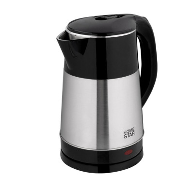 Чайник металлический электрический 2,3 л 1,5 кВт черный HS-1055 HomeStar